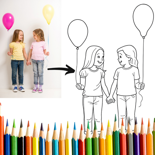 Personalisiertes Ausmalbild