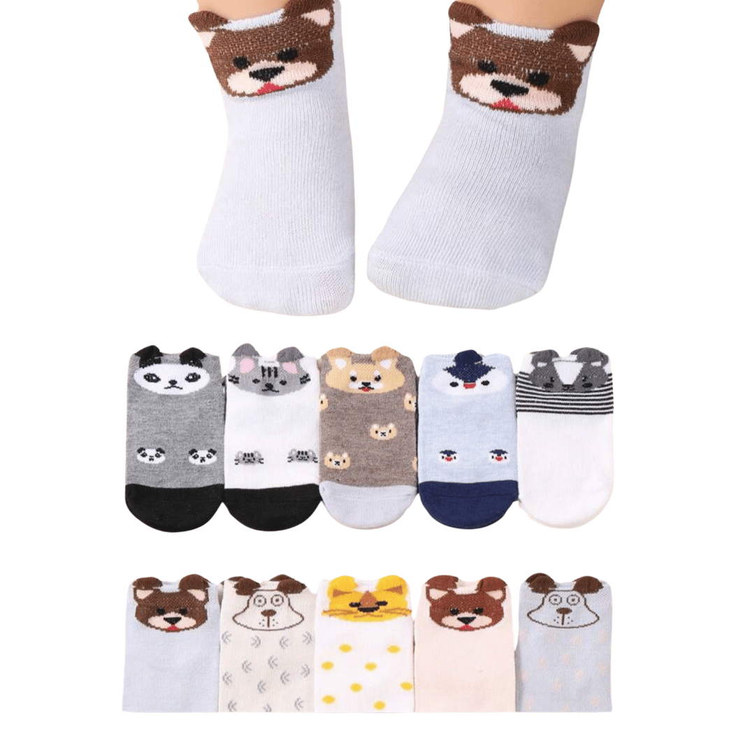 Tierchen Socken 10-Paar Set