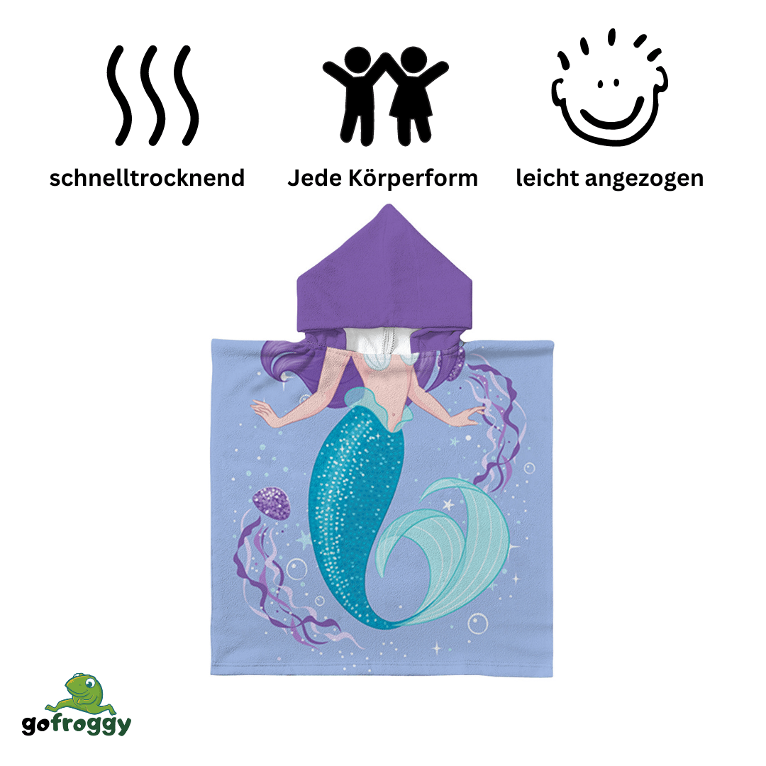 Kinder Poncho Handtuch - Gofroggy