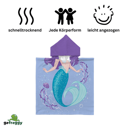 Kinder Poncho Handtuch - Gofroggy