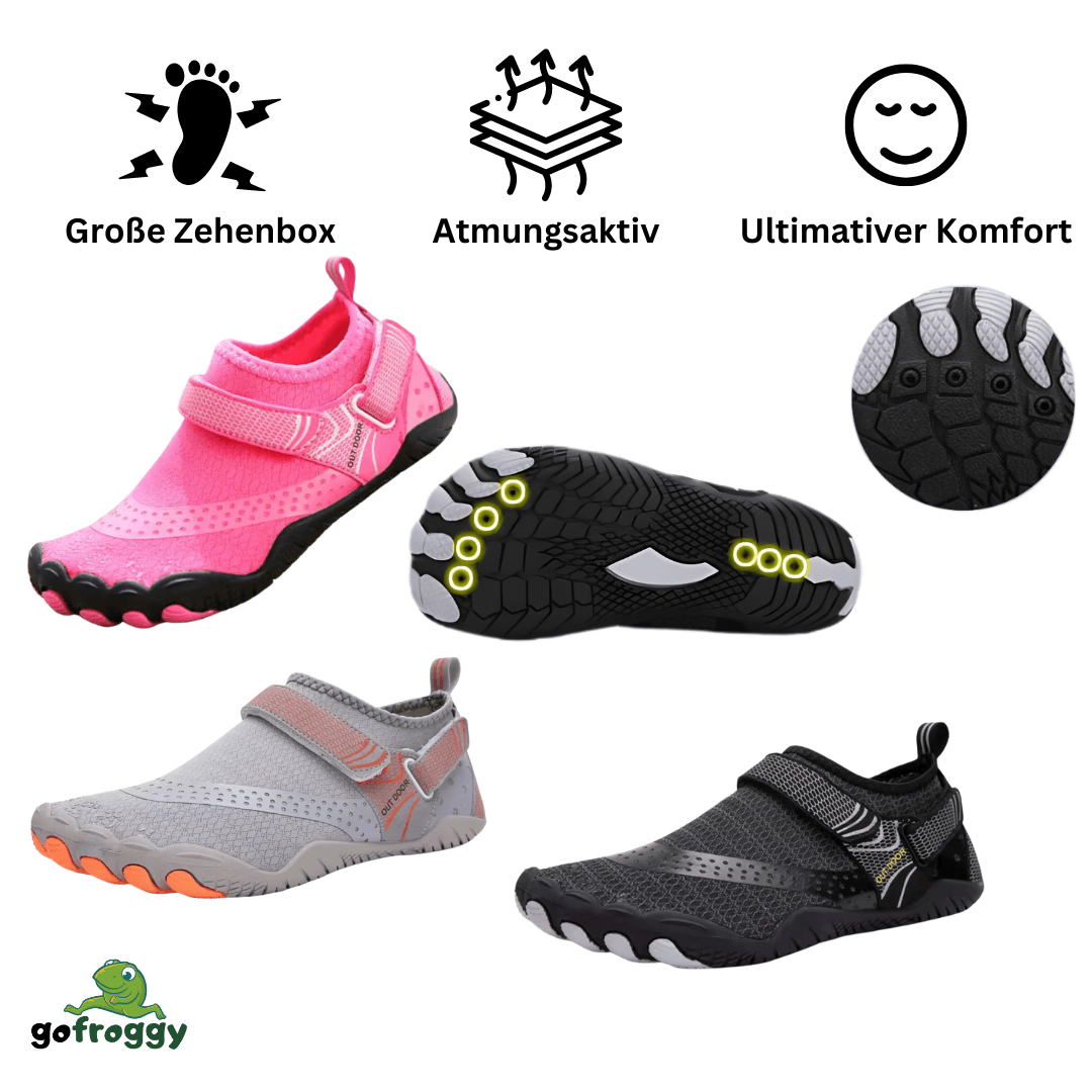 Outdoor Kinder-Barfußschuhe - Gofroggy