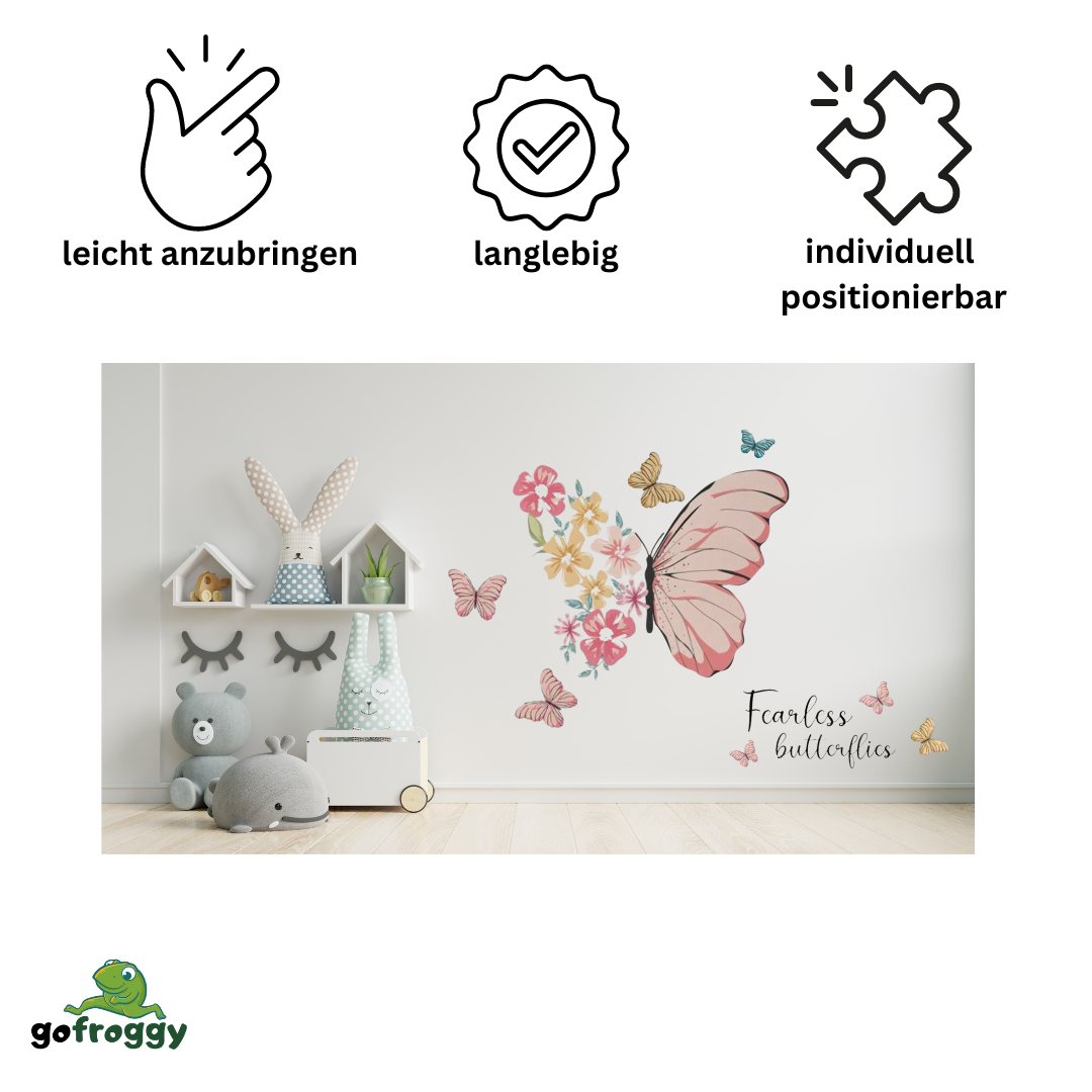 Wandsticker Butterfly