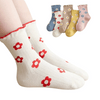 Blümchen Socken 5-Paar Set