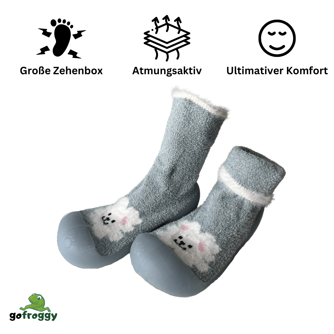 Froggy Flauschie-Barfußschuhe - Gofroggy