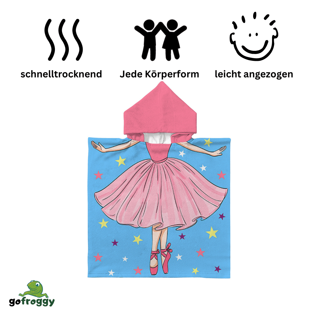 Kinder Poncho Handtuch - Gofroggy