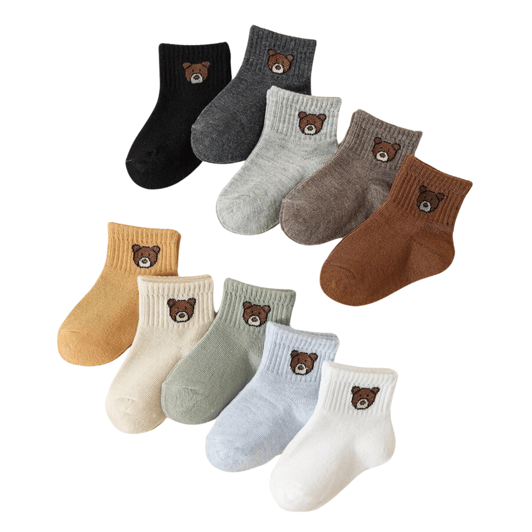 Bärchen Socken 10-Paar Set